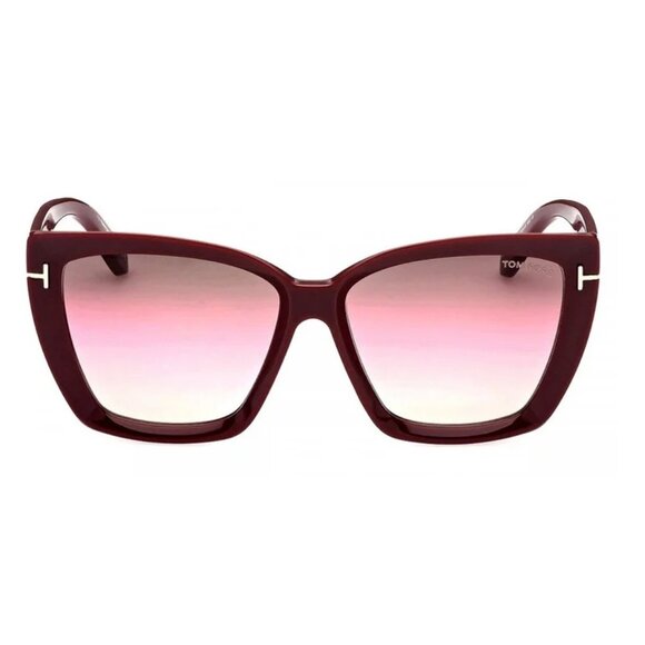 NEW TOM FORD TF920 69F SUNGLASSES BURGUNDY WOMEN EYEWEAR TOM FORD FT0920 69F main image 4